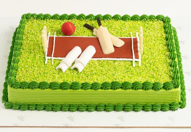 Green Pavillion Cake